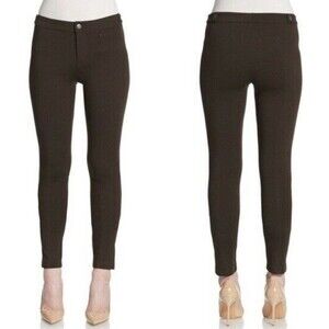 Vince Brown Ponte Knit Seamed Riding Pant/Leggings in Women’s Size 2